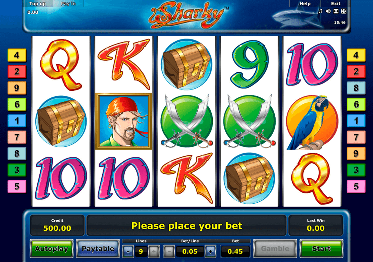 sharky novomatic slot