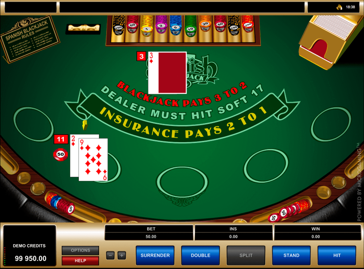 spanish blackjack microgaming online