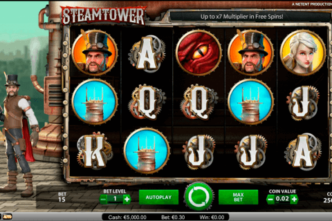 steam tower netent slot