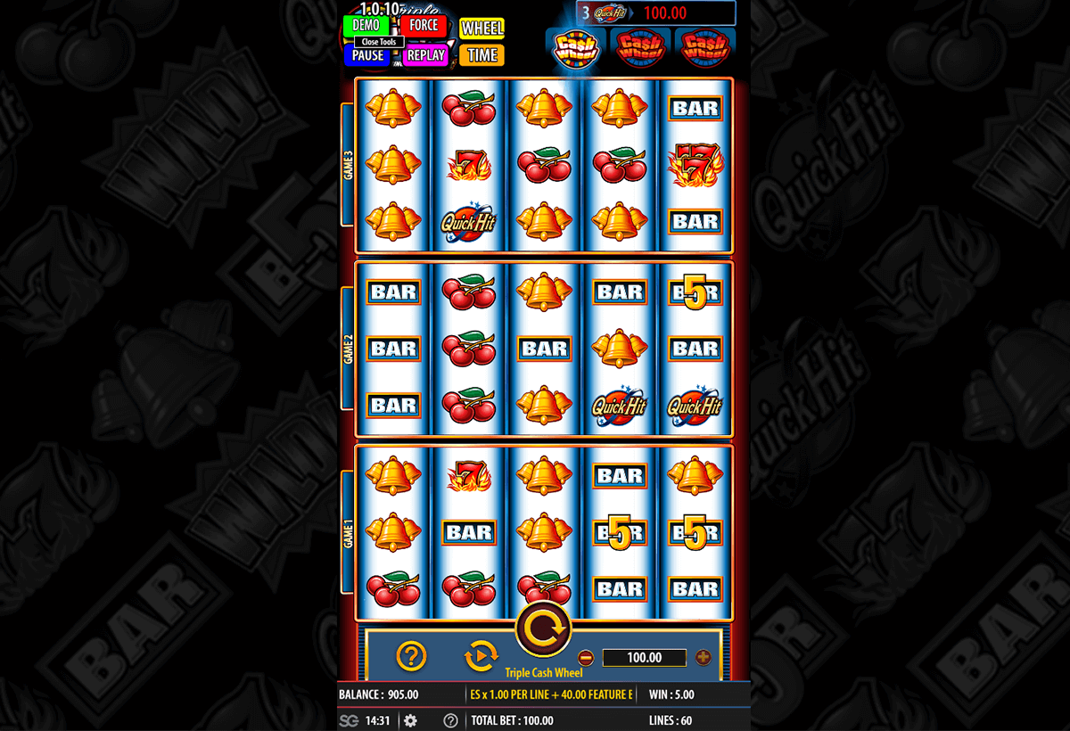 Cash hit slots game