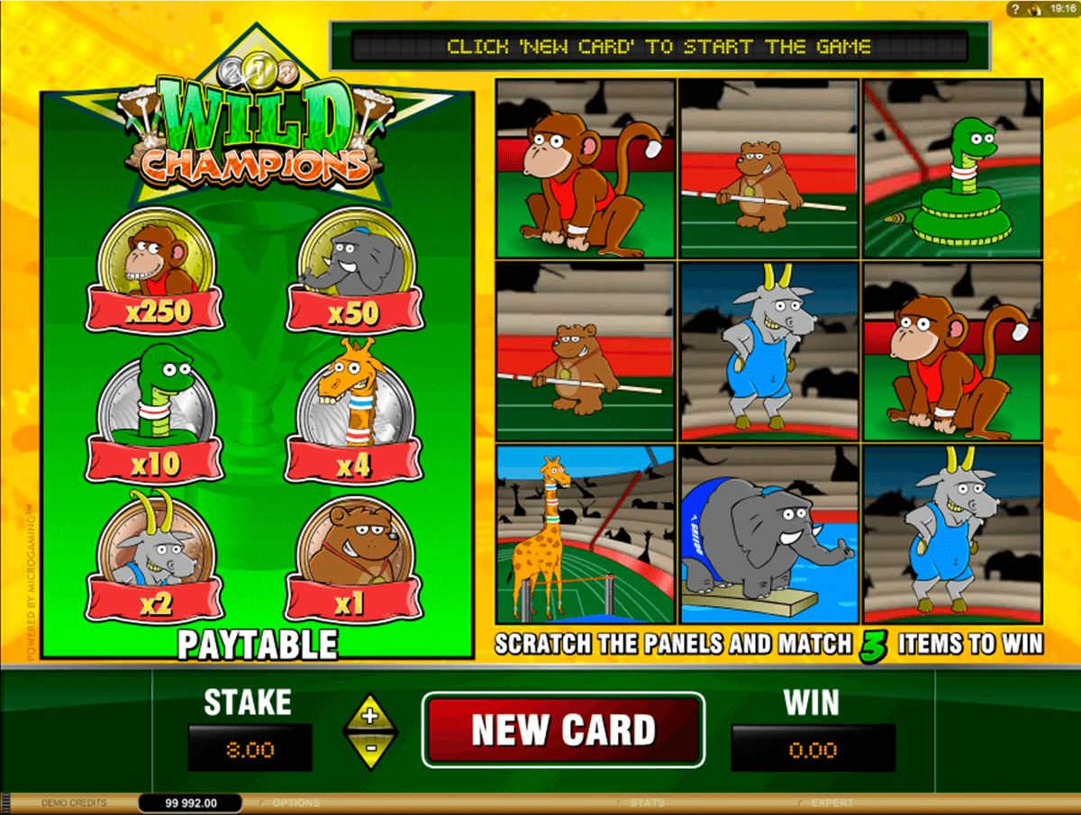 wild champions microgaming