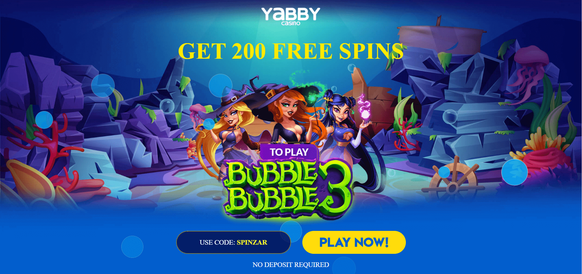 yabby casino free spins bonus