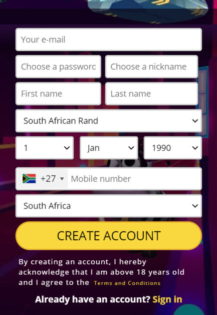 zar casino bonus codes 2021